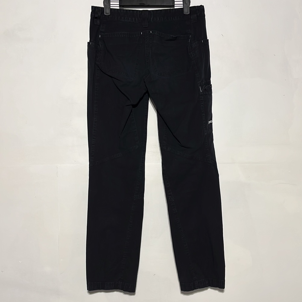 Patagonia Mid Rise Black Organic Cotton Straight Leg Cargo Pants Size 6 - Picture 8 of 11